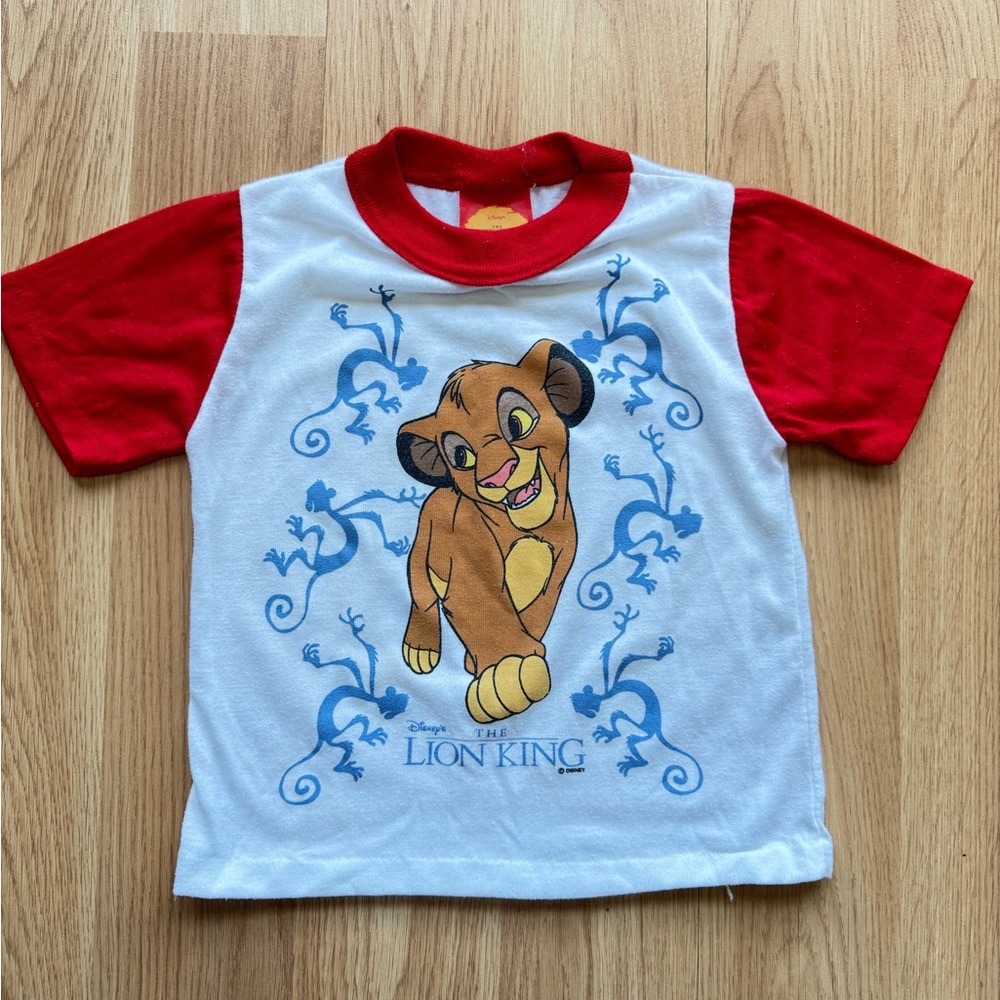 Disney The Lion King Kids Tee Vintage 90s size 4T Made in USA